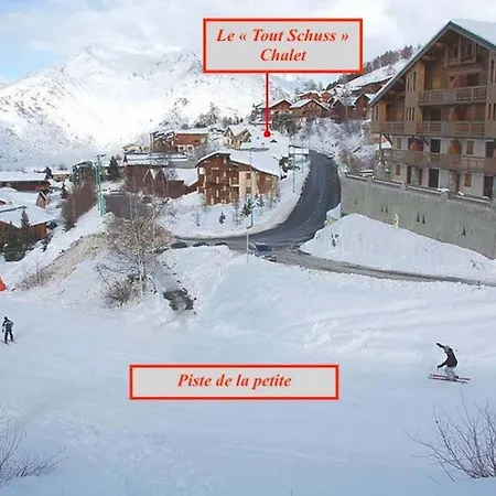 Le Schuss Chalet, Prive, Piste De A 100m *